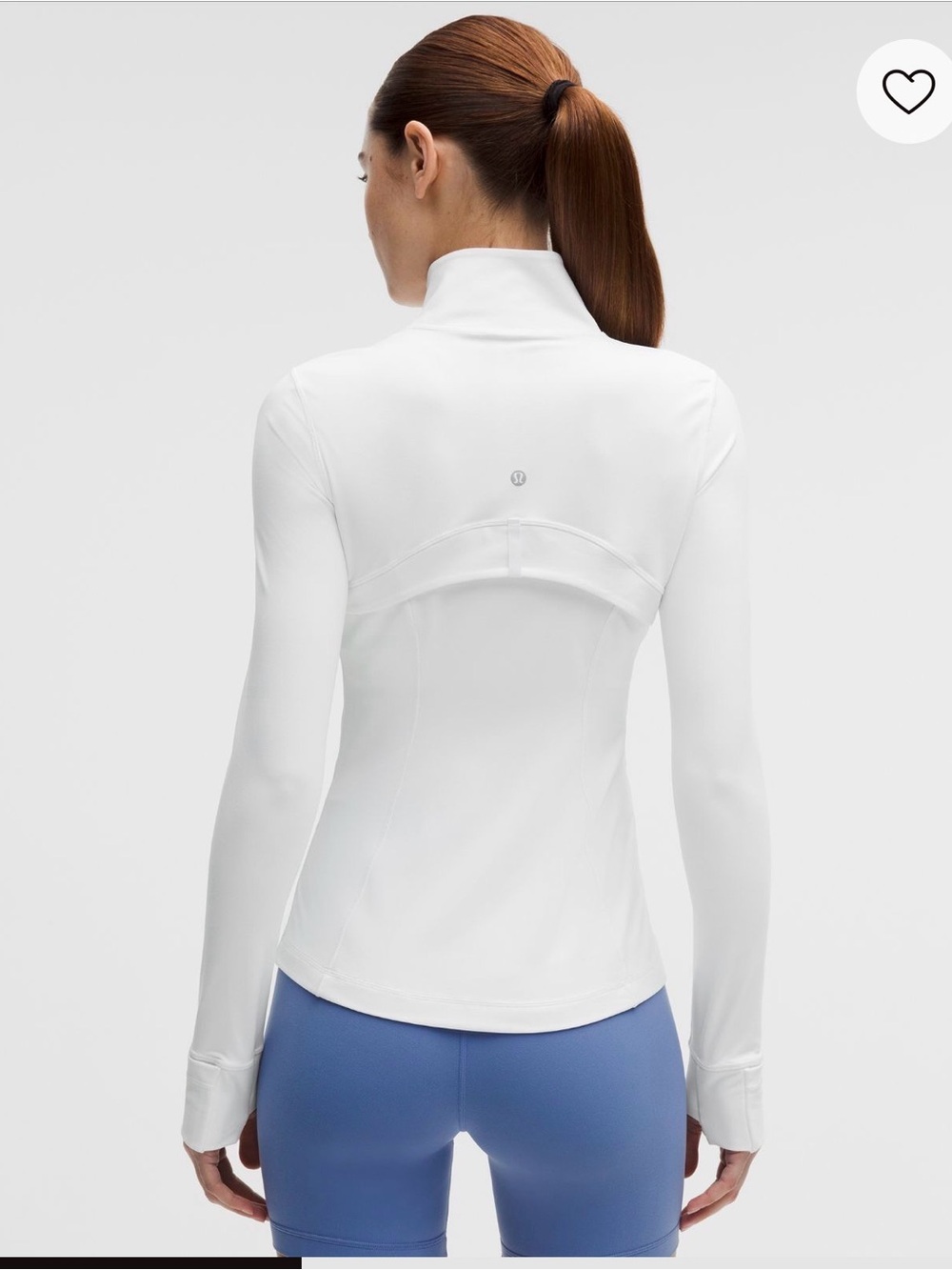 lululemon athletica White Define Jacket - Nulu Full-Zip - Picture 2 of 4